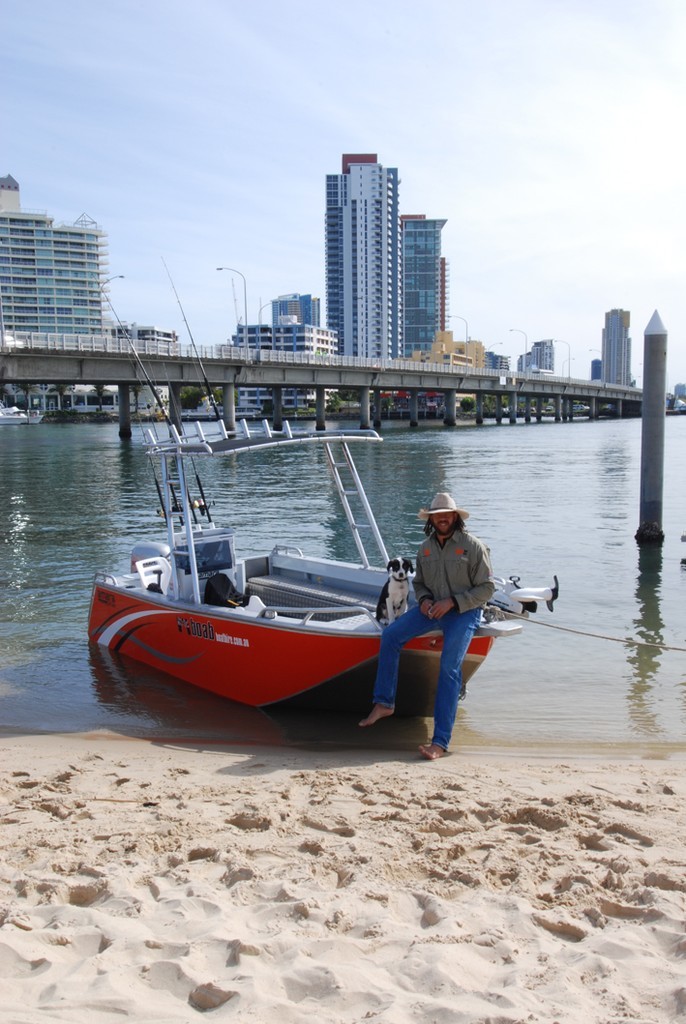 Andrew Symonds has been the prominent ’face’ of Boab Boat Hire. © MIAA